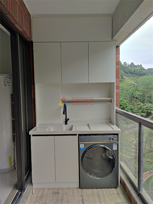 富力唐宁单机柜【肤感白柜体 肤感白隐边柜门 】包双管 黑色抽