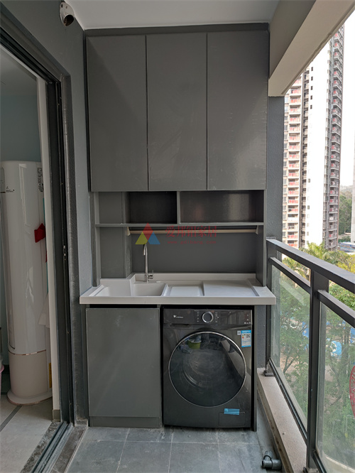 凤凰艺术岛单机柜【高级灰柜体 高级灰隐边门 】开放格分格