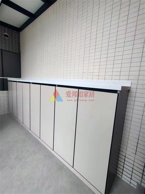 金茂湾二期3栋03户型储物柜【高级灰柜体 肤感白隐边柜门 】