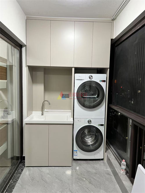 东悦湾12栋01户型双机柜【肤感卡其柜体 肤感卡其隐边门】包