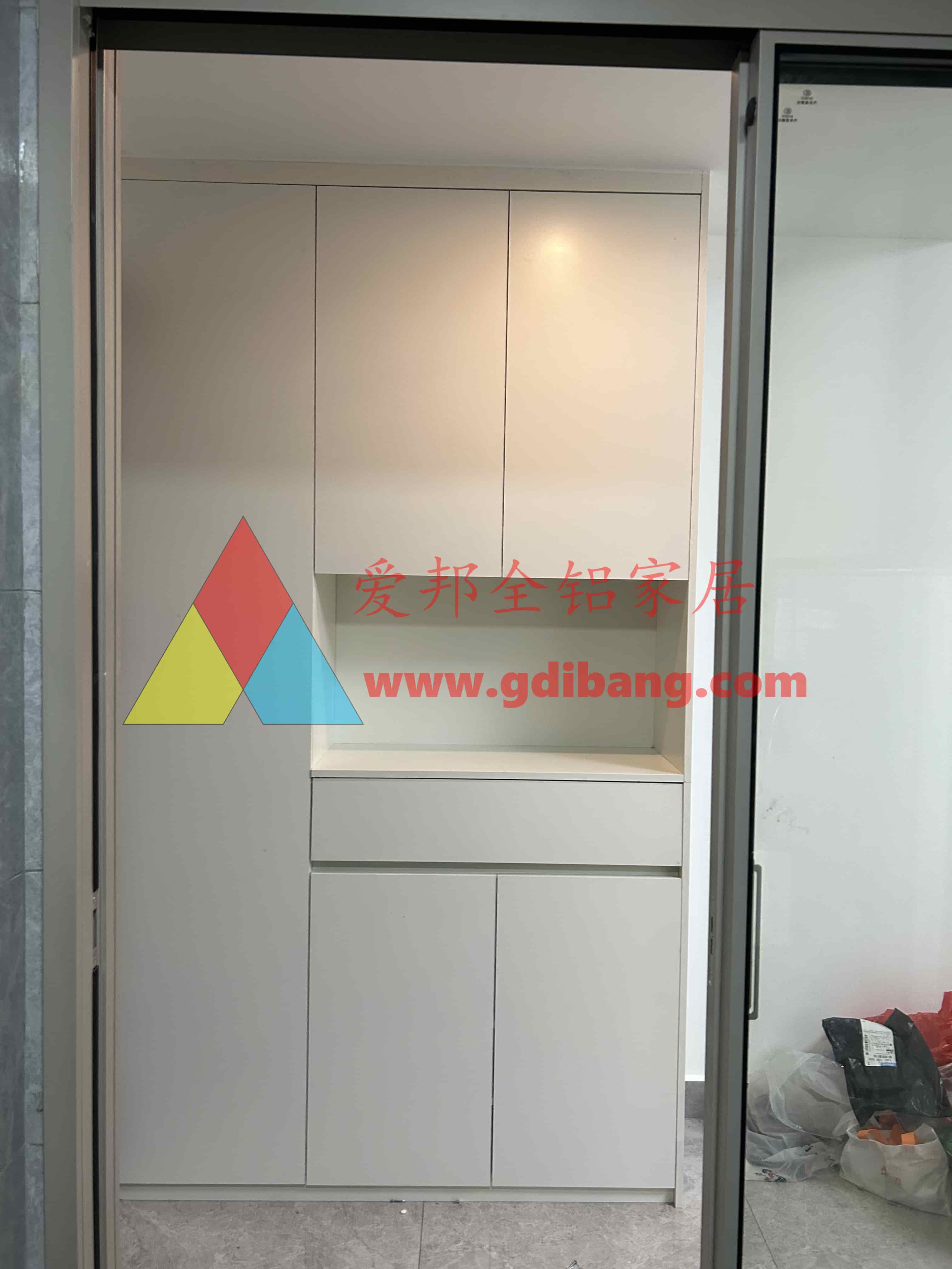 科熙花园3-2栋03户型 肤感白同色 入户鞋柜