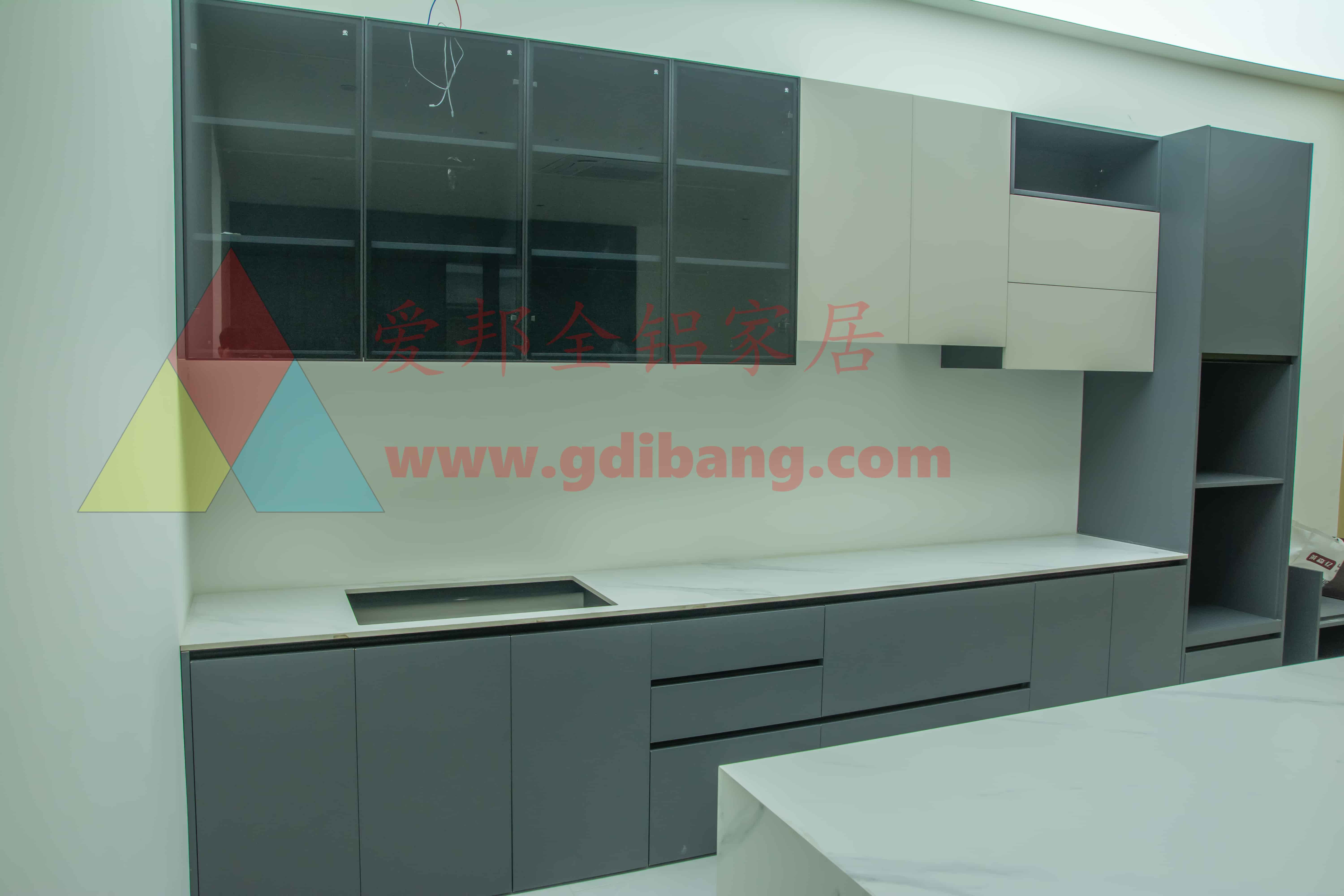 肤感灰 铝合金橱柜