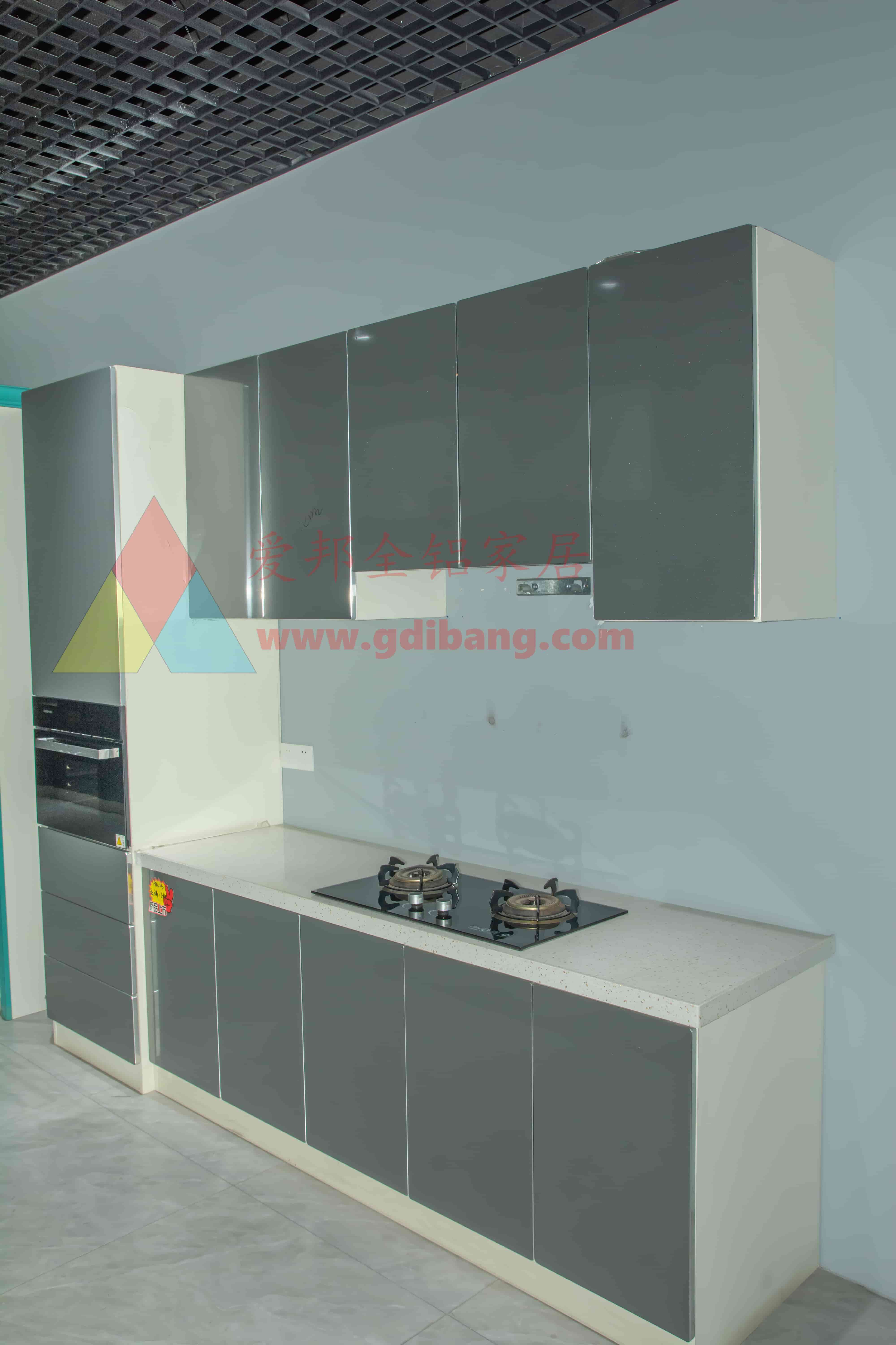 肤感灰 铝合金橱柜