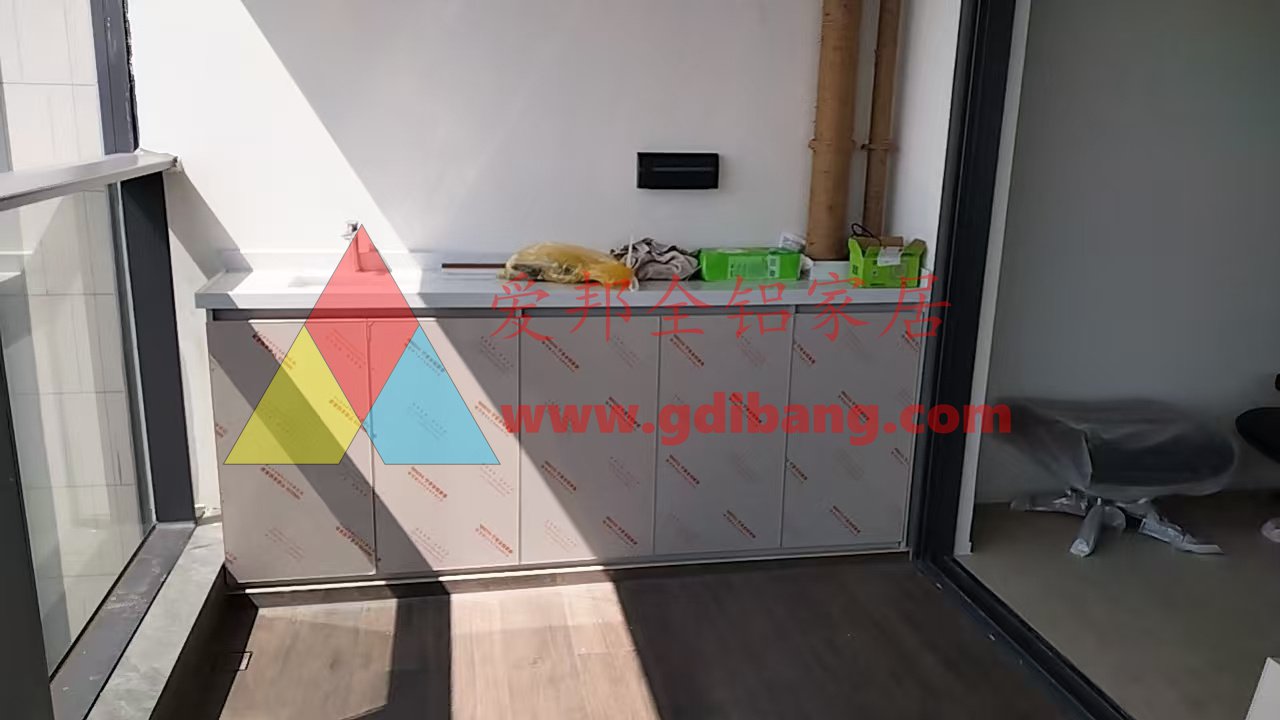 和樾府1栋01户型  肤感卡其配色  矮柜储物  阳台储物柜
