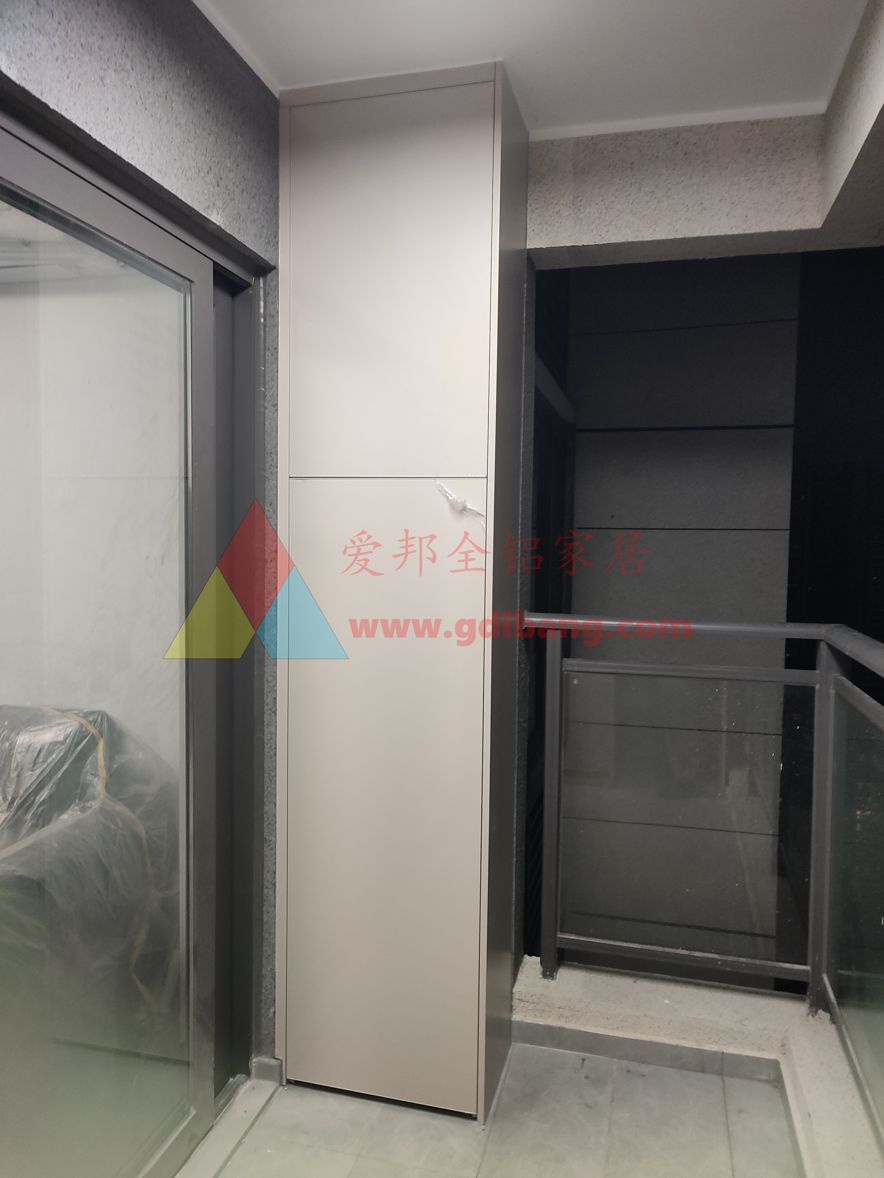香江天辰5栋01户型【肤感卡其】家政半墙储物柜